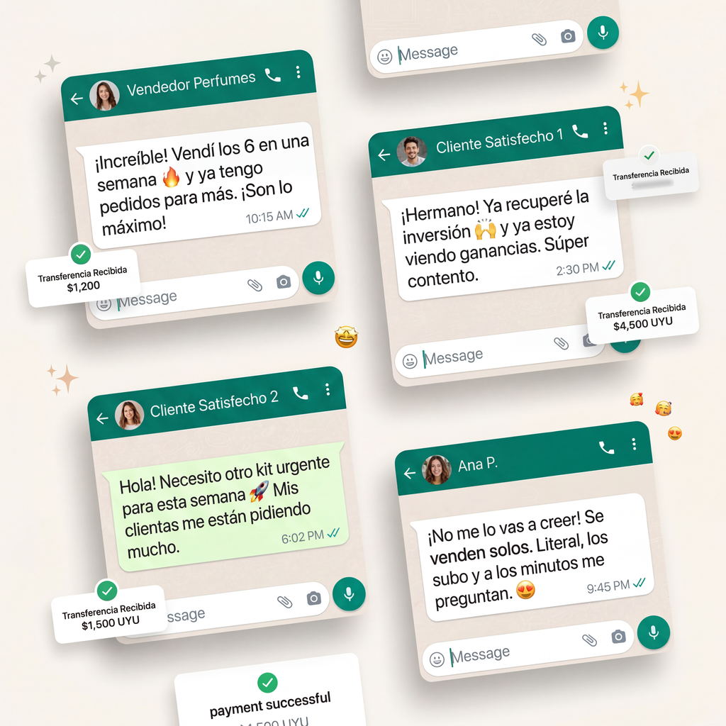 KIT Emprendedor X6 Perfumes 100ml Mixto – Árabes