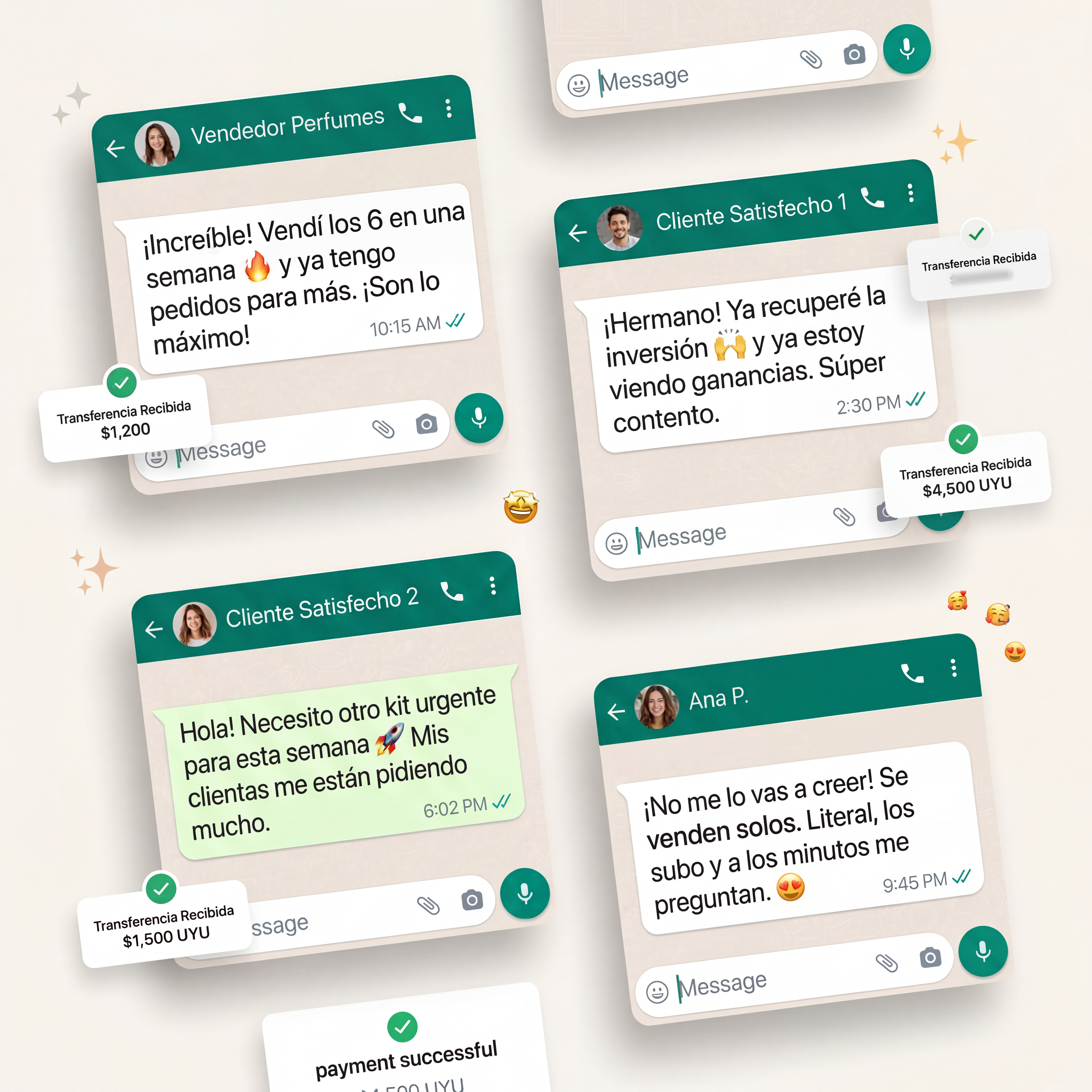 KIT Emprendedor X6 Perfumes 100ml Mixto – Árabes